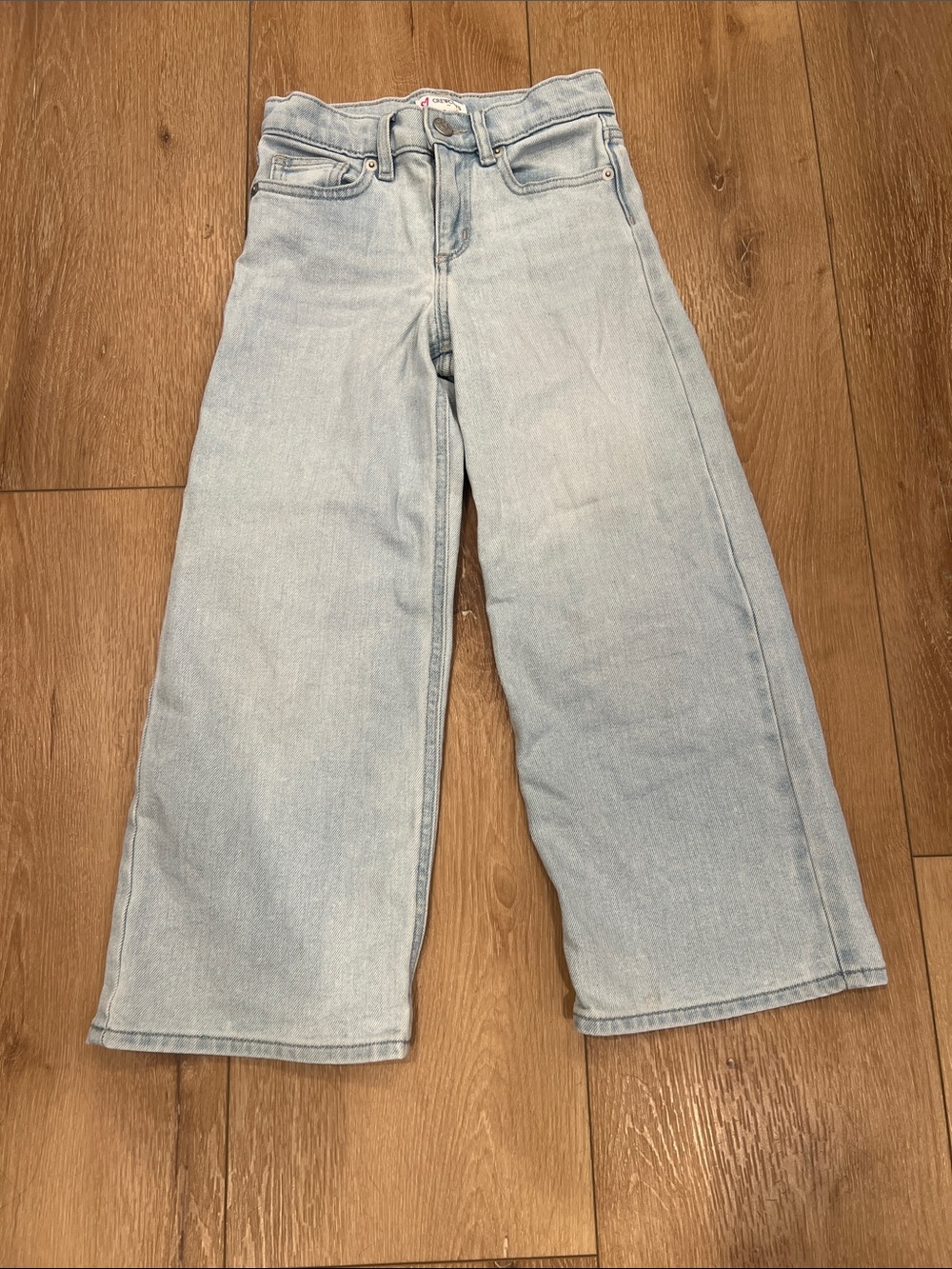 Crewcuts Light Wash Wide Leg Jeans